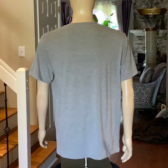 Old Navy “Dashing Through The Snow” Heather Gray Tee Shirt - Picture 10 of 16